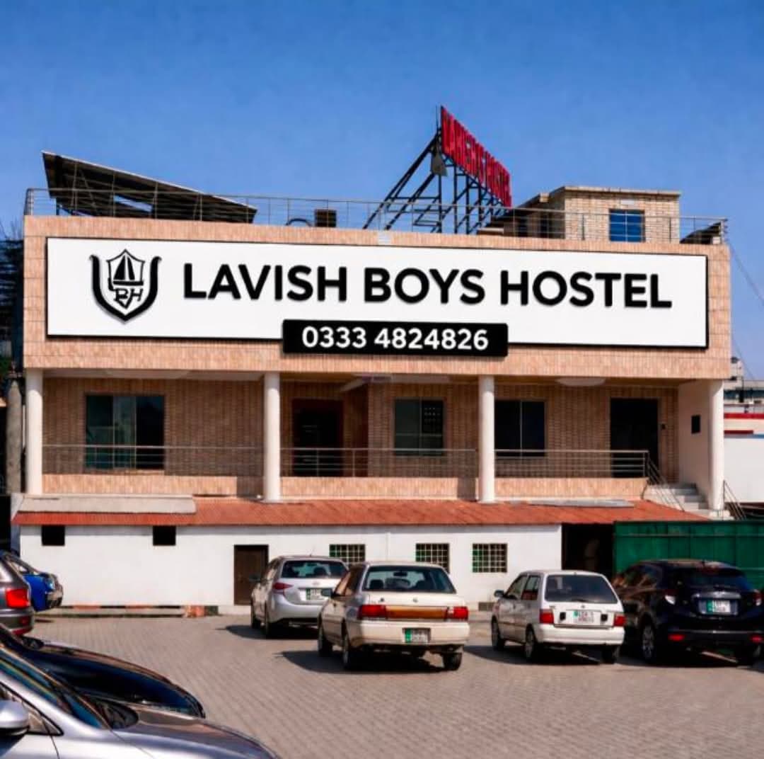 Lavish Boys Hostel building in G-12, Islamabad